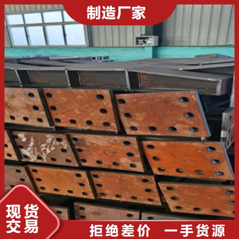 桥梁护栏木纹转印护栏层层质检
