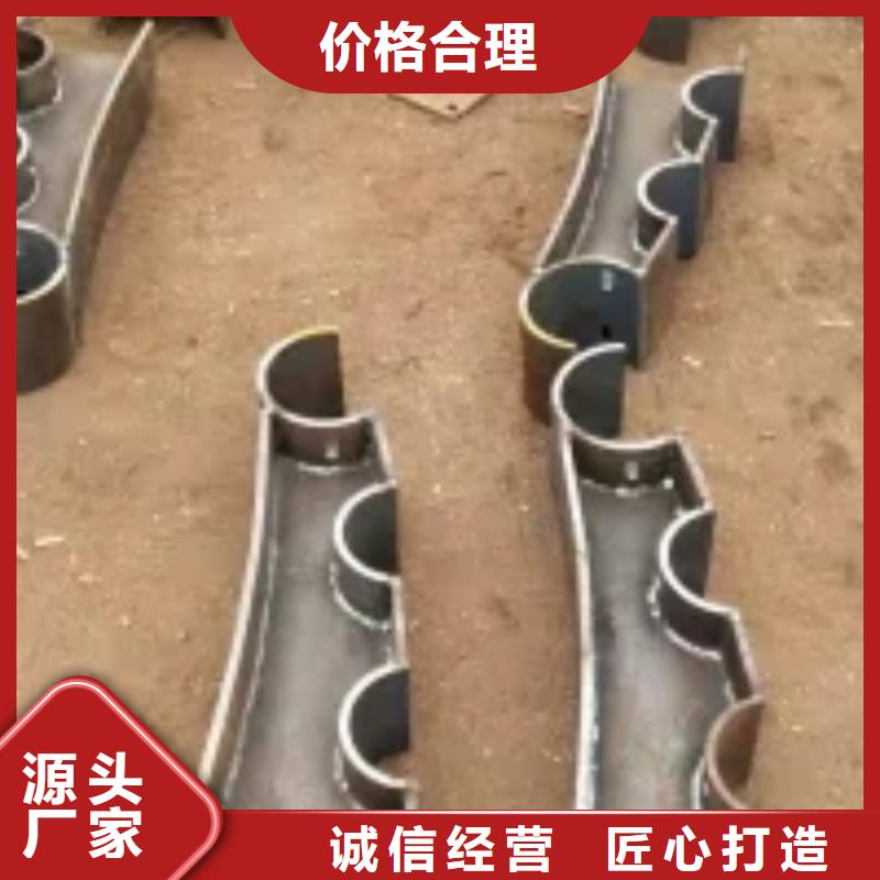 桥梁景观护栏立柱_镀锌喷塑防撞栏经验丰富品质可靠