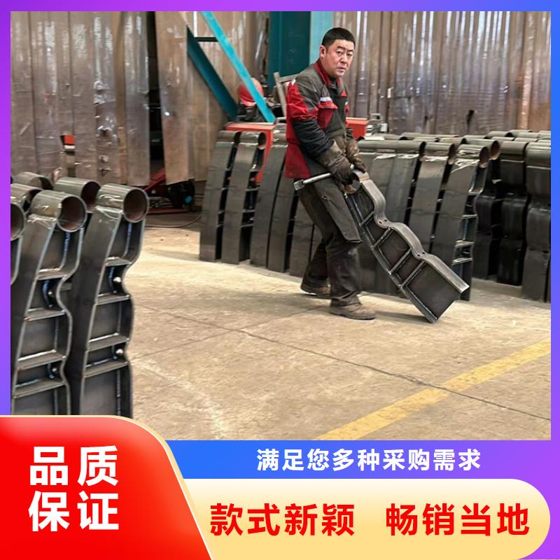道路护栏不锈钢碳素钢复合管厂工程施工案例