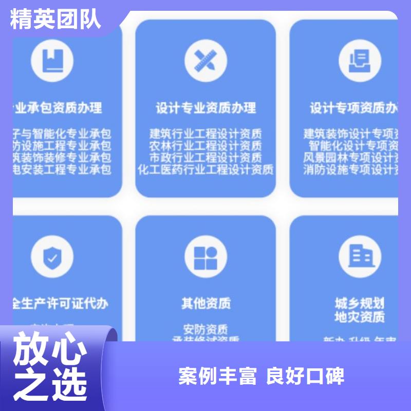 建筑资质设计资质诚实守信