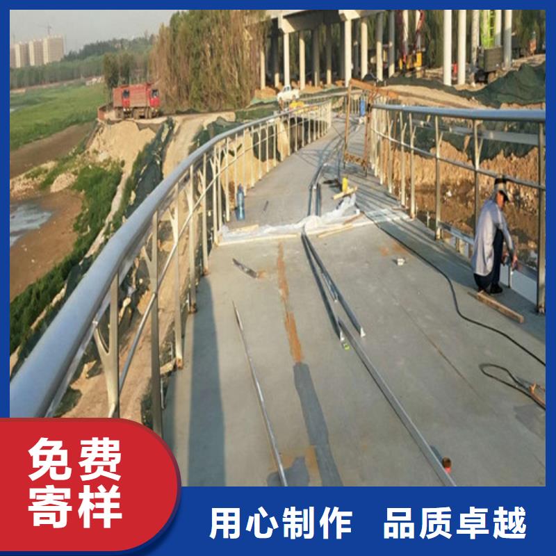 桥梁护栏-【镀锌喷塑防撞栏】一手货源源头厂家百泰桥梁景观栏杆
