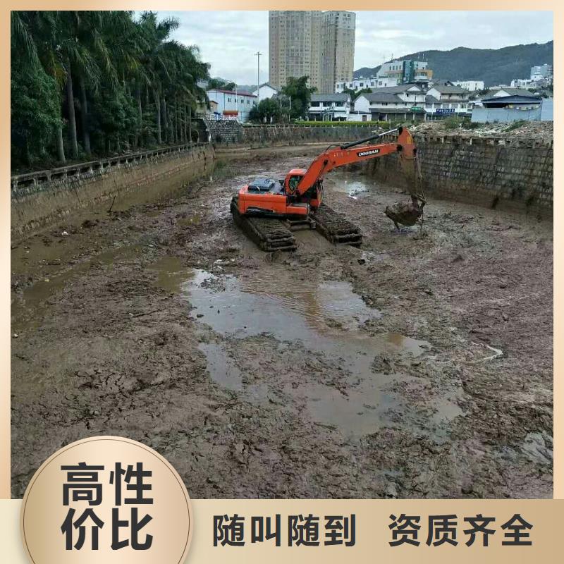 水上挖掘机租赁【水上勾机】案例丰富