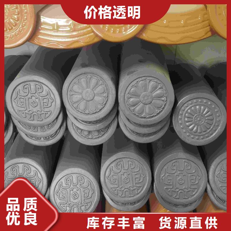 本地别墅屋面琉璃瓦 陶土筒瓦厂商