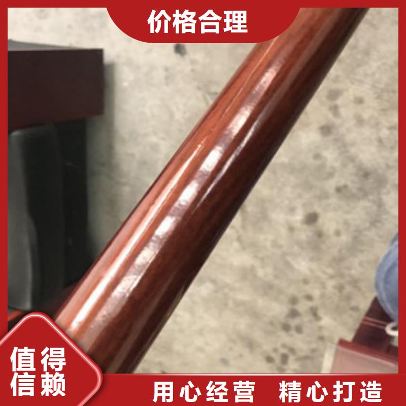 鑫润通木纹转印护栏 【桥梁防撞栏厂家】现货实拍-聊商通