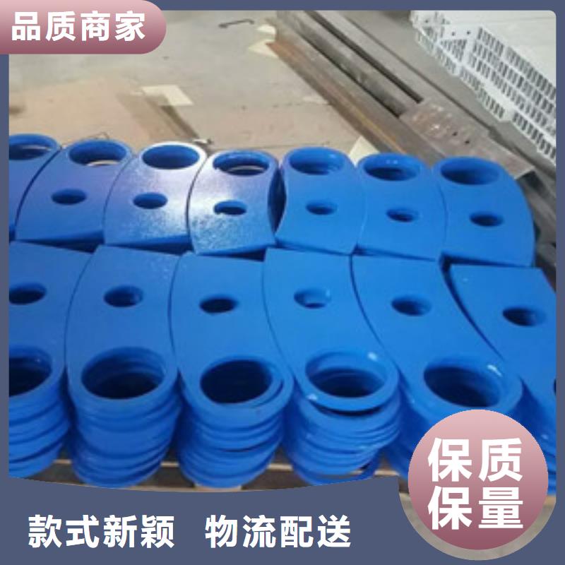 桥梁护栏立柱_不锈钢复合管护栏工厂直供