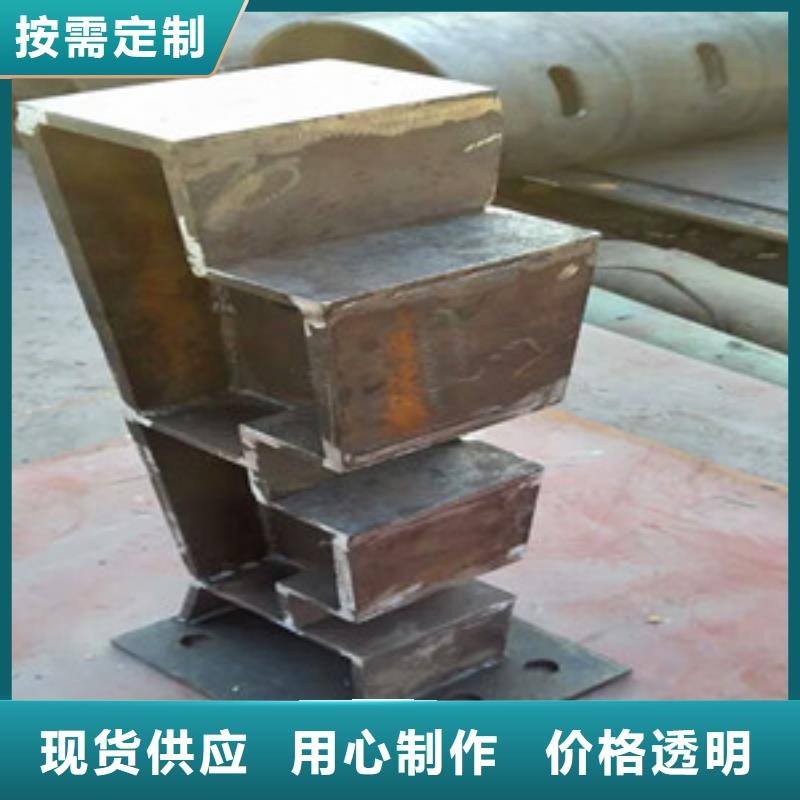 桥梁护栏立柱_不锈钢复合管护栏工厂直供